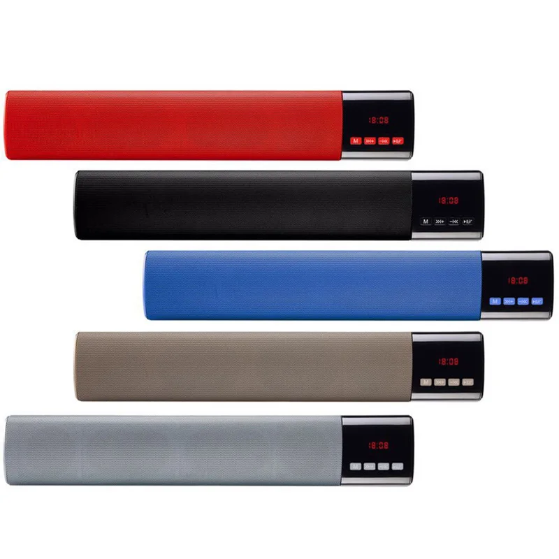 Jinreach B28S домашний ТВ ПК Bluetooth Саундбар динамик Портативный беспроводной сабвуфер 3D объемные колонки HiFi fm-радио, часы TF USB