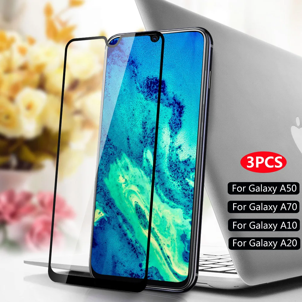 

3PCS Protective Glass Film For Samsung Galaxy A10 A20 A30 A40 A50 A60 A70 A80 A90 Tempered Glass for Samsung A10S A30S M10 Glass