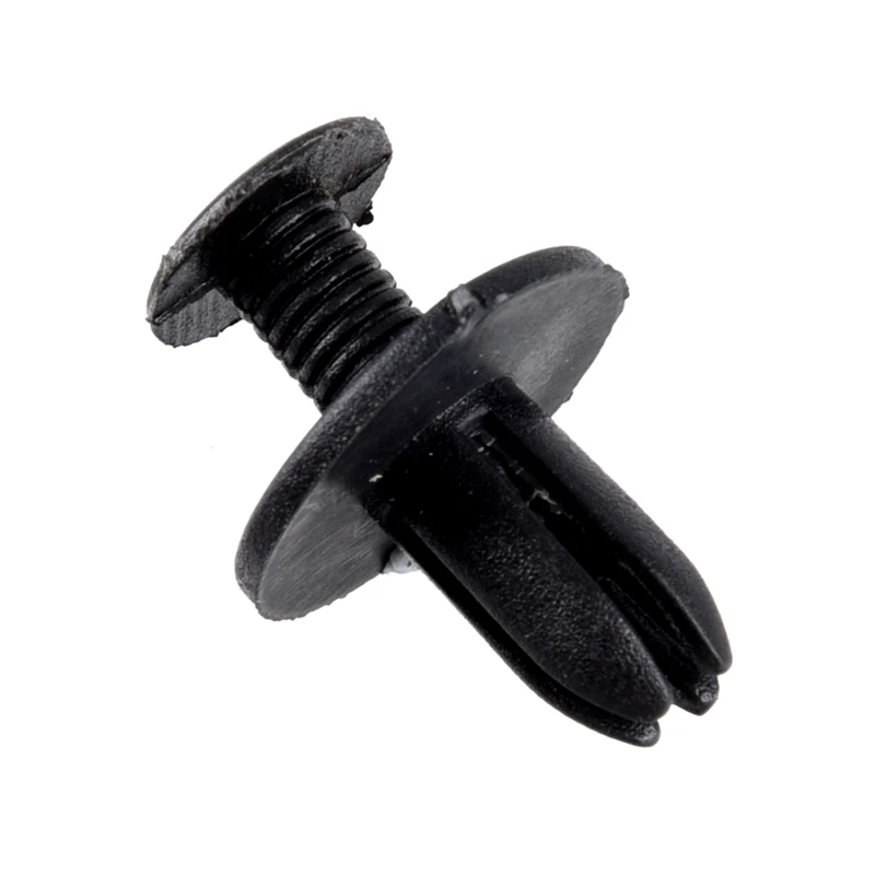 

220 Pcs Car Plastic Push In Fastener Rivets Clips Black For 9Mm x 7.3Mm Hole & 7Mm Hole & Black 15 x 13 x 6Mm