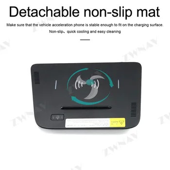 

QI Car Intelligent wireless charger for KIA Sportage R 2017-2018 Intelligent Infrared Fast Wireless Charging Car Phone Holder