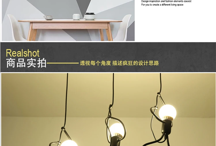 Мини-подвесной светильник Железный человек s Home Deco минималистичные подвесные лампы для спальни светильник для кухни подвесной светильник Светодиодная лампа