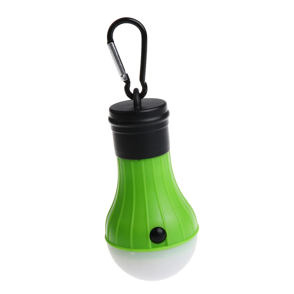 Outdoor Camping Lantern Cabin Canopy Tent Lamp Light Bulb with Hang Hook Buckle - 6 Colors