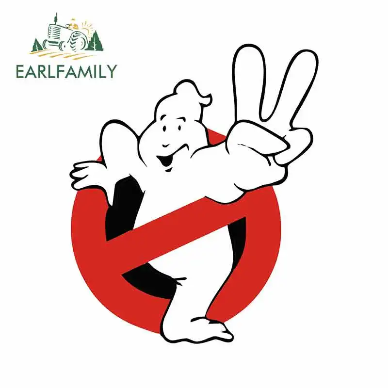 

EARLFAMILY 13cm x 10.8cm Ghost Busters Cartoon Car Stickers Anime Oem JDM Vinyl Car Wrap Motorcycle RV VAN 3D DIY Fine Decal
