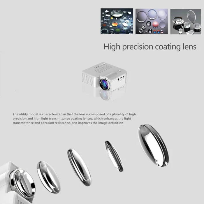 Портативный UC28 PRO HDMI мини светодиодный проектор домашний кинотеатр AV VGA USB JLRL88