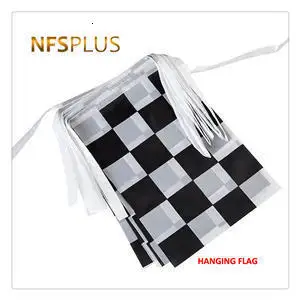 90x150 см клетчатый флаг полиэстер черный белый клетчатый Печатный F1 Гоночный флаг и баннеры Декоративный Флаг для спортивных автомобилей