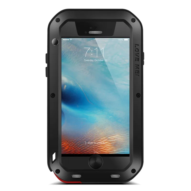 Алюминиевый металлический чехол LOVE MEI для iPhone 6, 6s, 6plus, 6s Plus, защитный противоударный водонепроницаемый чехол для iPhone 6, 6plus, 6s Plus, чехол