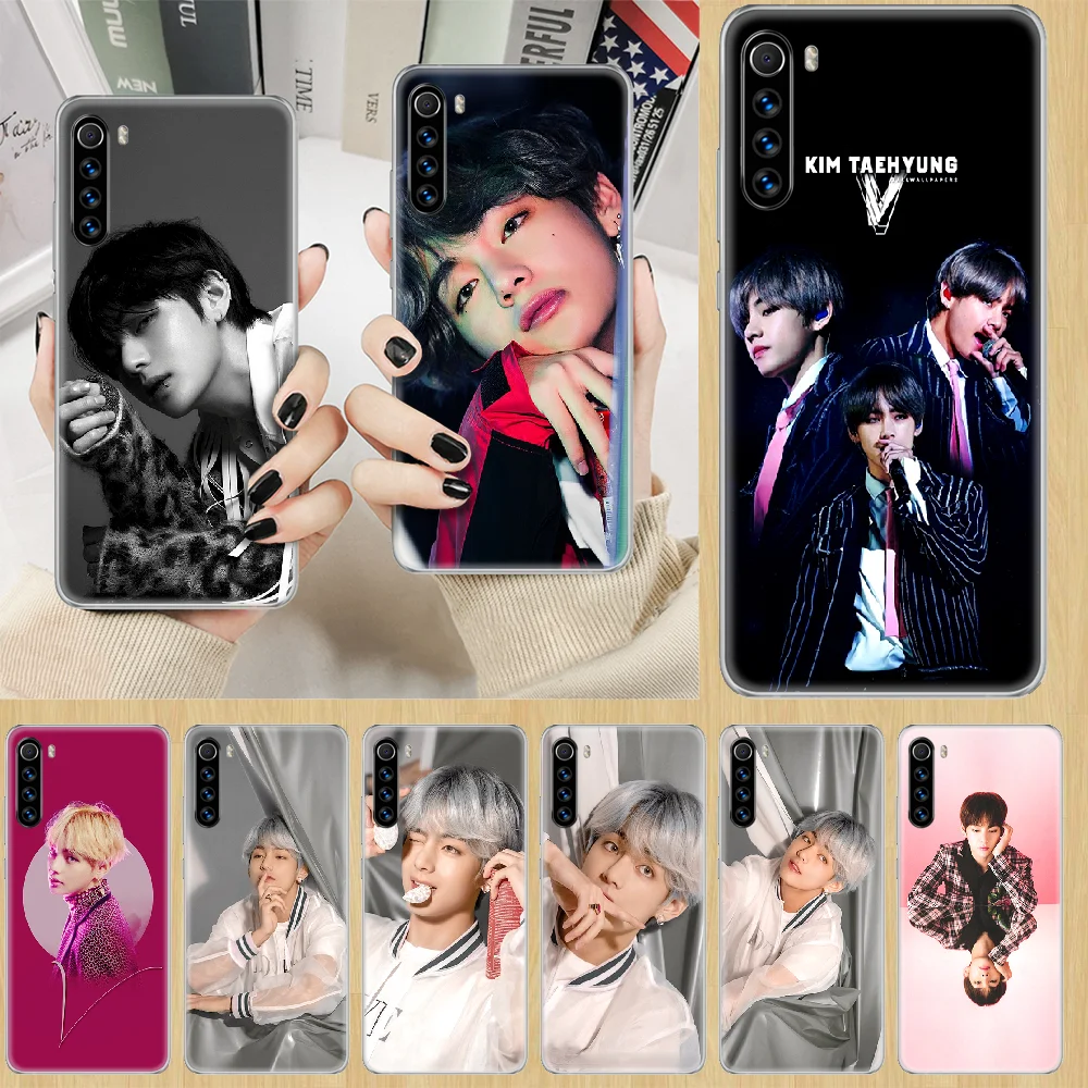 

Kim Tae Hyung Bangtan Boys V Phone Case cover For XIAOMI Redmi Note 3 4 4X 5 6 7 8 9 Pro T S max transparent coque 3D Etui tpu