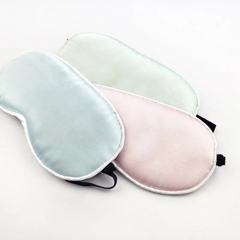 

Infants Silk Silk Eye Mask Newborns Baby Mulberry Sleep Sun Bath Solid Color Eye Patch