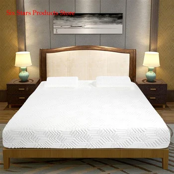 

10" Four-Layer COOL Medium Firm Memory Cotton Mattress with Two Pillow Punches