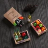 1set Miniature Dollhouse Accessories Simulation Drinks Fruilt Mini Food Toys Mini Wine Bottles Model Set with Box Kitchen Decor 5