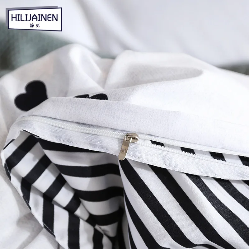 

Fashion bedding sets bed linen Simple Style duvet cover flat sheet Bedding Set Winter Full King Single Queen2019