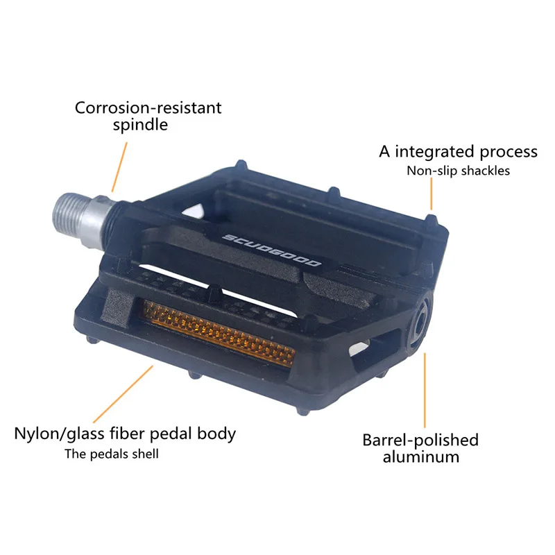2 шт MTB ультралегкие педали для велосипеда нейлон ткань подшипник Открытый Велоспорт Аксессуары педаль горного велосипеда противоскользящая высокопрочная