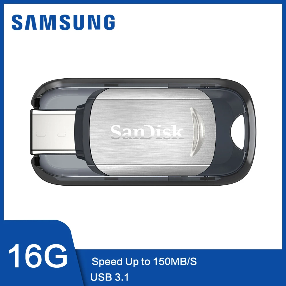 

SanDisk Speed Type-C Mobile USB 3.1 CZ450 16G 32G 64G 128G Flash Drive Type Suitable for Mac computer mobile phone