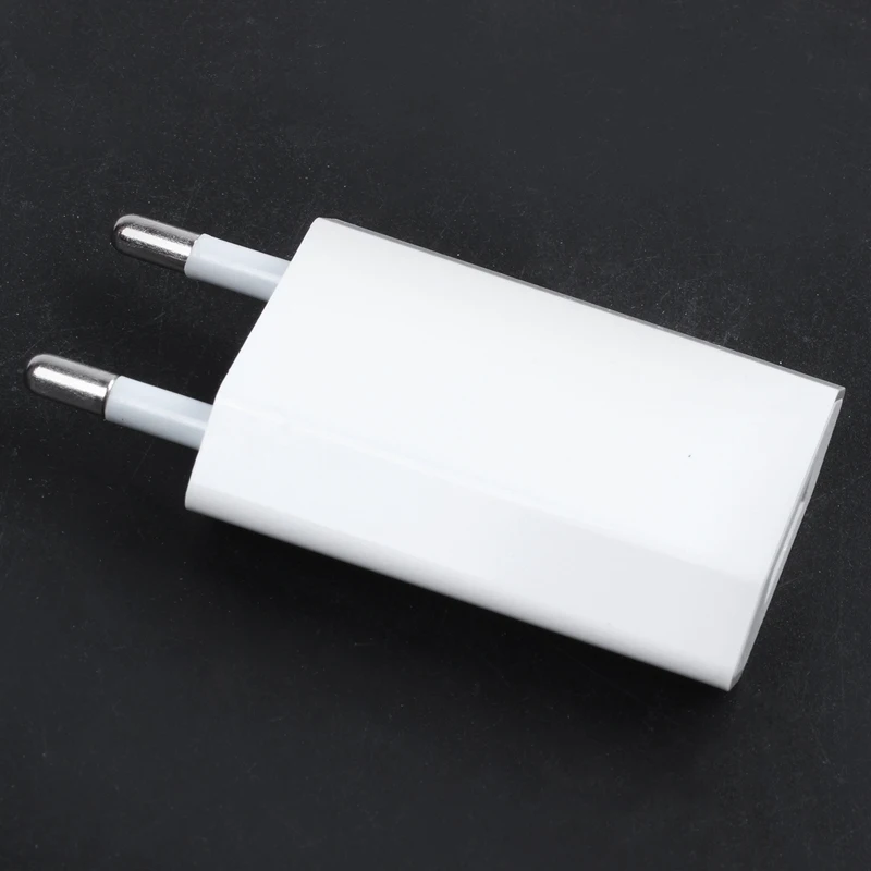 Белый ЕС USB зарядное устройство адаптер переменного тока для iPhone 5 5S 4S 4 3GS iPod Touch