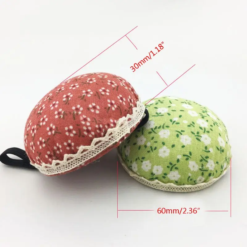 Прекрасный цветок Проверьте запястье булавка Подушка Pincushion игла держатель Органайзер для дома Швейные аксессуары для хранения Ручное ремесло полезные инструменты