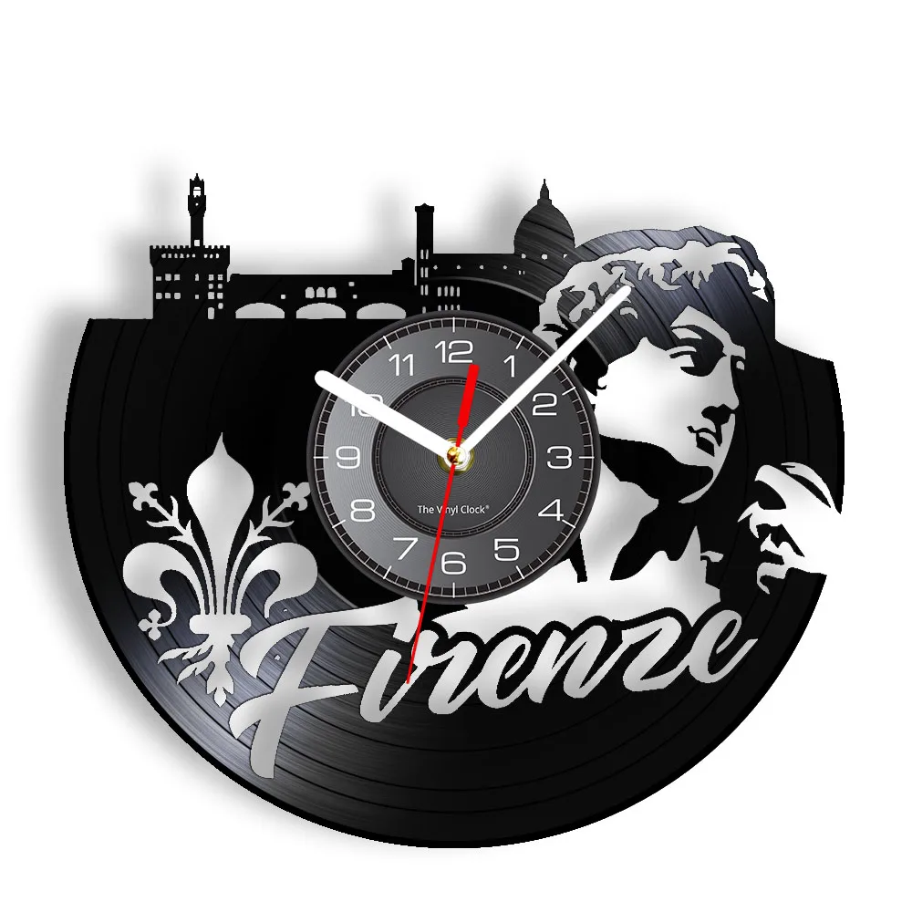 

Итальянский городской пейзаж Firenze, лазерная вырезка, Longplay, стена, Clcok, город искусств, Флоренция, культурная карта, светящийся Таймер, виниловый диск, поделки