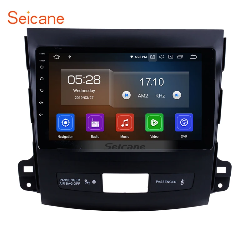 Seicane 9 дюймов Android 10 0 автомобильное радио GPS навигационная система для 2006 2014 Mitsubishi