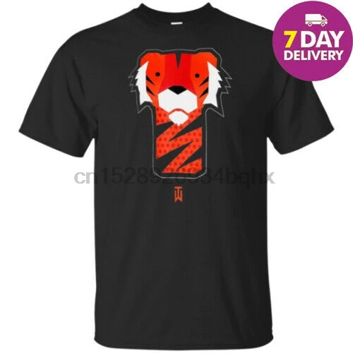 

Tiger woods frank t-shirt Black Cotton Full Size