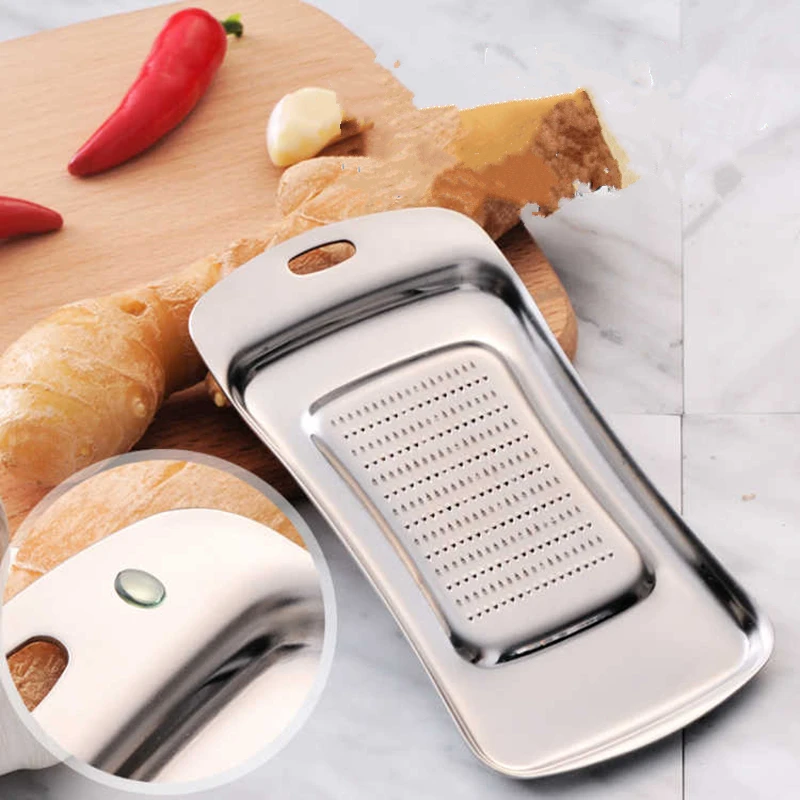 1pcs Ginger Garlic Wasabi Grater Crusher Garlic Press Device Chopper Cutter  Garlics Peeler Kitchen Tools Stainless Steel - Fruit & Vegetable Tools -  AliExpress