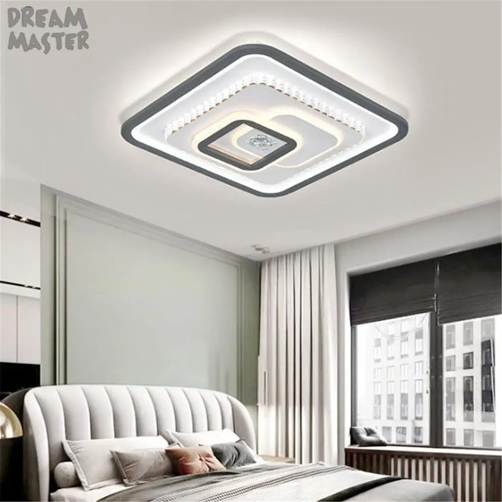 

Modern 58*58cm LED Ceiling Light Flush Mount 76W Square LED Ceiling Lamp for Kitchen, Bedroom, Bathroom, Hallway, Stairwell