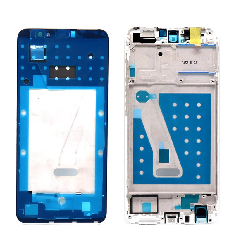 White Only Frame 5,6" для huawei P Smart G-LX1 FIG-LX3 сенсорный ЖК-экран с рамкой дигитайзер сборка Замена для huawei Enjoy 7S дисплей - Цвет: White Only Frame