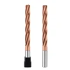 Carbide Machine Reamer Coated Straight Flute H7 Tolerance Chucking Hardened Steel Metal Cutter 6 Flutes CNC 1