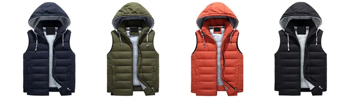 Мужская 4XL-8XL парка с капюшоном жилет зима осень новая Толстая Теплая Повседневная ветровка мешковатая стеганая верхняя одежда жилет куртка-безрукавка