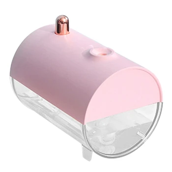 

Cute USB Aromatherapy Oil Diffuser Lamp Light Mist Maker Humidification for Home of fice Humidifier-Pink
