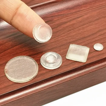 

Door Stopper Self-adhesive Rubber Damper Cabinet Bumpers Silicone Furniture Pads Cabinet Catches Durable Cushion Prevent Noisy