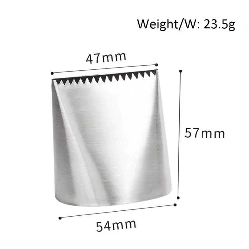Stainless Steel Nozzle Icing Piping Nozzles Cream Cake Bakery Pastry Decorating Tip Kitchen Fondant Baking Accessories