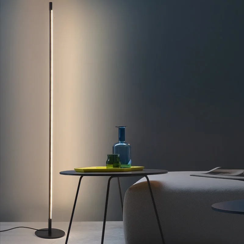 Современный минималистичный торшеры скандинавские простые креативные Prsonalized гостиная спальня светодиодные черные железные художественные стоячие лампы приспособление