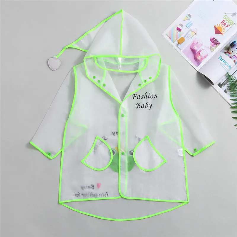 Children's waterproof raincoat Boys Girls Kids Hooded Raincoat Waterproof Jackets Toddler Baby Cartoon Tops #4S18 (26)