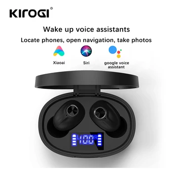 

TWS 5.0 Wireless Bluetooth Earphones Mini Sports Waterproof Earphone Noise Cancelling Stereo Earpiece With LED Power Display