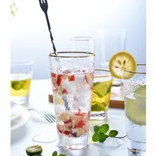 Японский стиль Пномпень стеклянная креативная ресторанная прозрачная термостойкая чашка для воды набор семейный сок напиток чашка A424