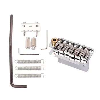 

Electric Guitar Tremolo System Bridge Saddles Set Musical Instrument Accessories Beginner Practice Tool