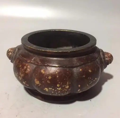

Chinese Bronze Carving Buddhist Articles Exquisite Copper Incense Burner Censer Fengshui Gifts Home Decoration