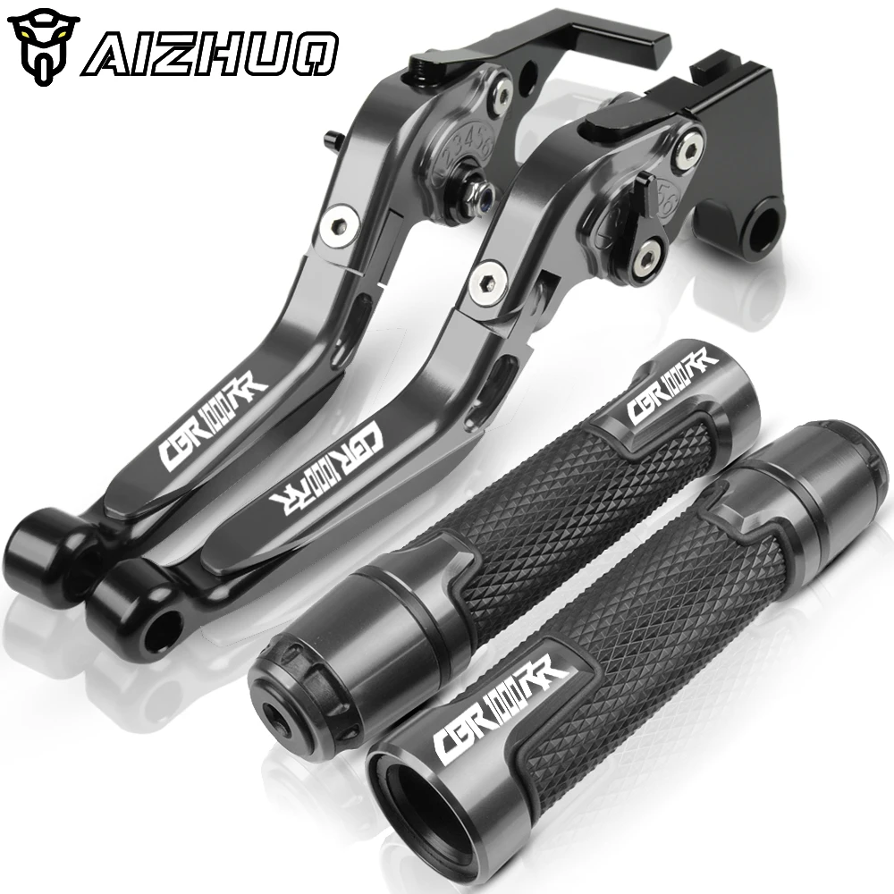gray2 CNC алюминиевый тормозной рычаг сцепления для мотоцикла ручки для Honda CBR1000RR CBR 1000RR 1000 RR FIREBLADE SP 2004-2007 2005 2006 - Цвет: gray2