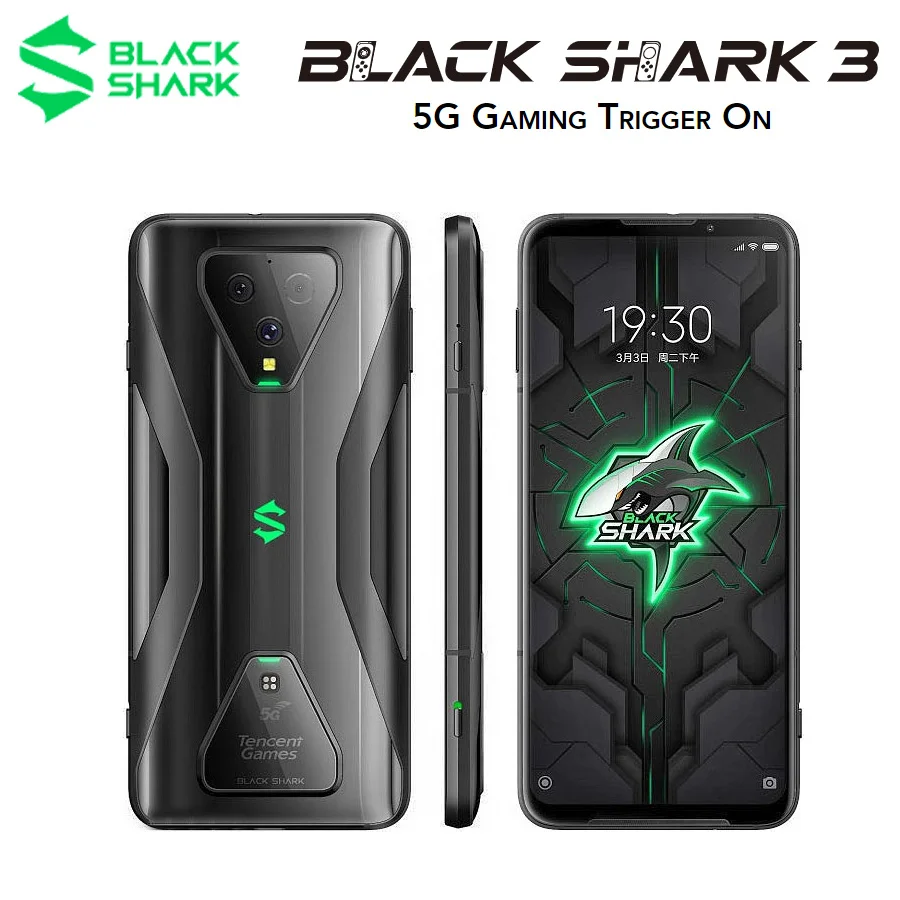 5G Gaming Phone Global Version Xiaomi Black Shark 3 6.67 5G Gaming Phone Global Version Xiaomi Black Shark 3 6.67