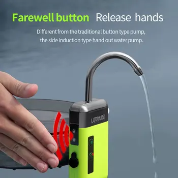 

Low Noise Small LED Lighting Water Absorber Portable Durable Smart Fishing Oxygen Pump 3 Modes Rechargeable Automatic Induction