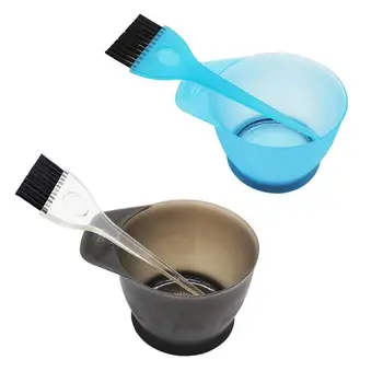 

2 Set Reusable Durable Professional ABS Hair Coloring Kit Hair Dye Kit for Salon DIY Home