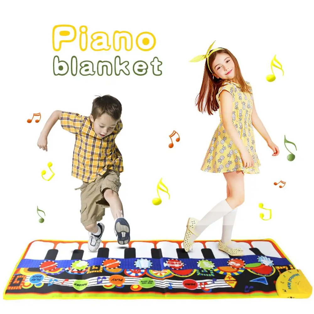 

Piano Musical Play Mats Kids Toys Learning Blanket Rug Musical Instrument Mat Educational Toys for Children Kids Early Education