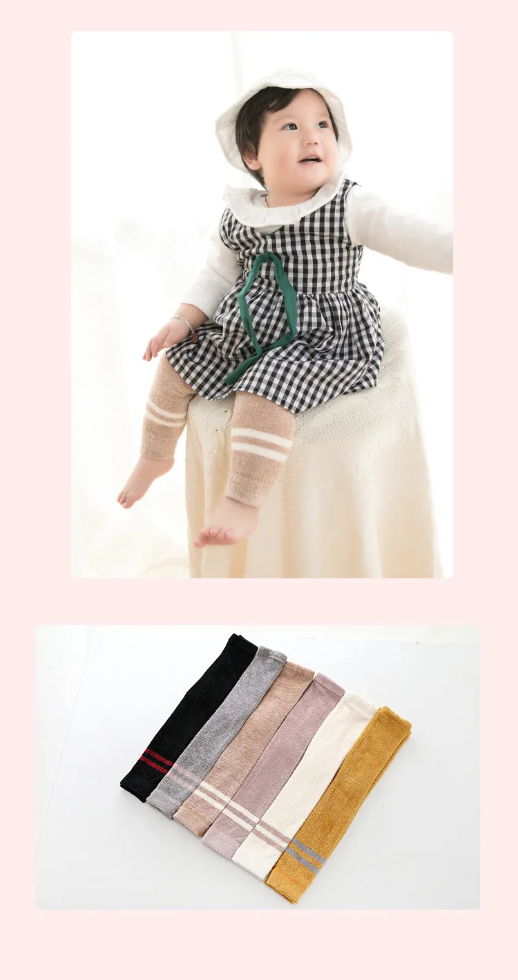 Coral Velvet Baby Underpants Autumn And Winter Cotton Thick Warm Men And Women Baby Capri Pants Newborns Crawler 0-4-Year-Old