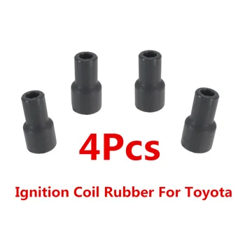

4pcs Spark Plugs Cap Connector Ignition Coil Coils Plug Tip Cover Rubber 90919-11009 90919 11009 For Toyota YARIS VIOS CAMRY