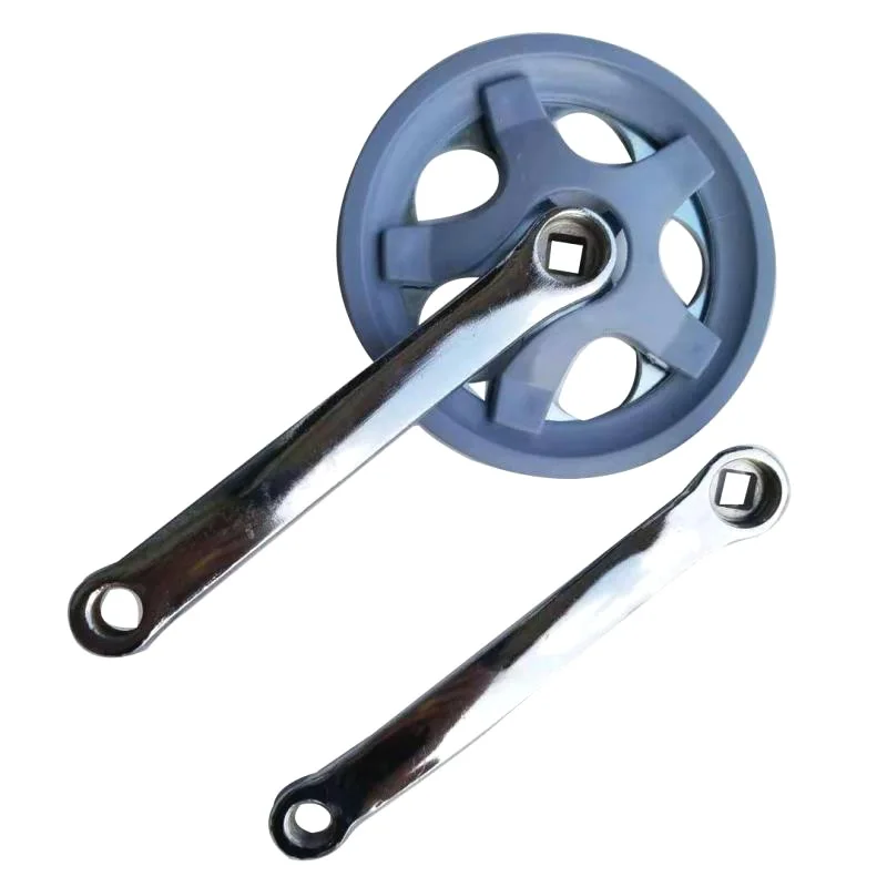 

General Bicycle Roulette 26/24 Square Hole 32-36 Tooth Plated Luo Roulette Crank Riding Supplies Accessories