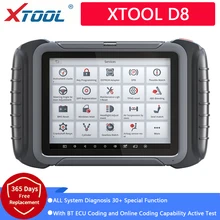 

XTOOL D8 Newster Automotive All Systems OBD2 Diagnostic Scanner Key Programming with BT ECU Coding 30+ Functions Support Can FD