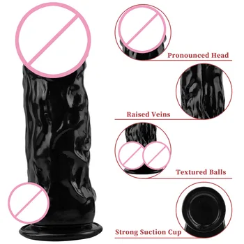 27*8.5cm Huge Dildo Strap on Giant Penis with Suction Cup Sex Toy for Women Anal Butt Plug Super Thick Dick Vaginal Anus Dilator 4