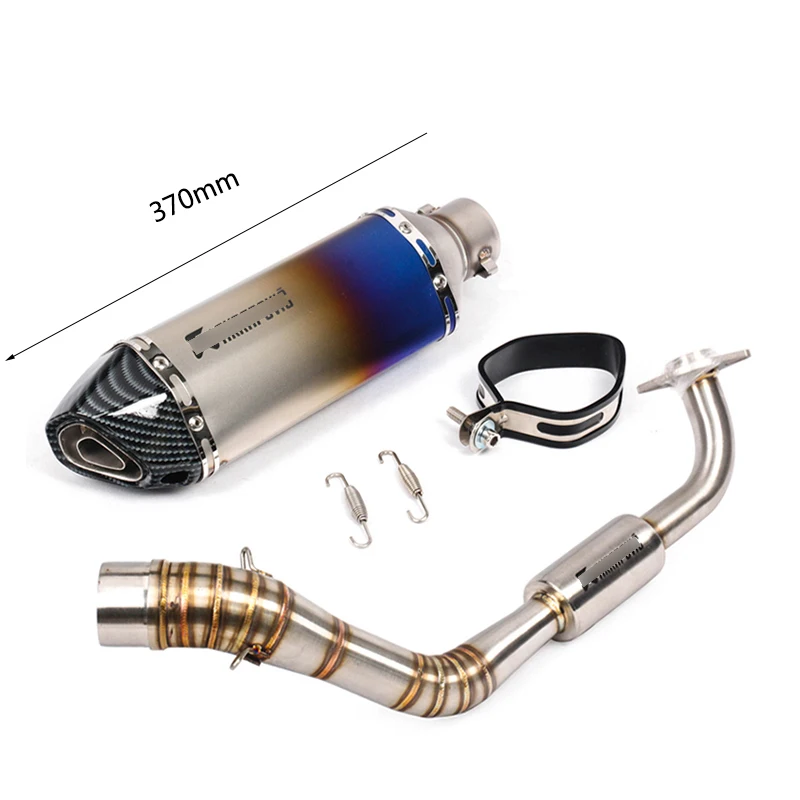 Полная выхлопная система для Yamaha NVX155 Aerox155 выхлопная труба Scootr Header Pipe slip on 51 мм Глушитель со съемным Db Killer