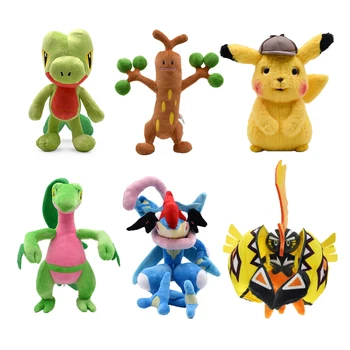 

30cm Plush Toys Snorlax Lucario Zubat Dodrio Pancham Sceptile Cute Anime Children's Gift Kids Cartoon Peluche Doll