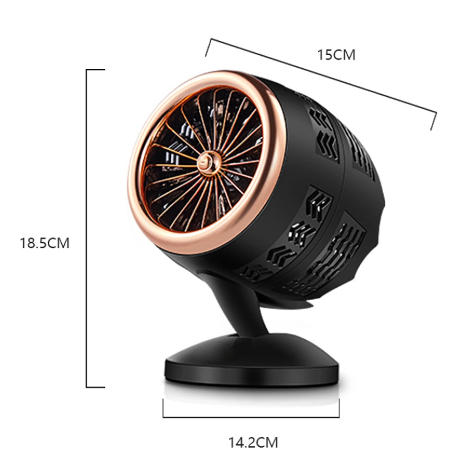 220v Powered Heater Fan Space Heater Portable Heater Fast Heating  Thermostat Auto Shut-off 14 In Electric Fan Black White - Tool Parts -  AliExpress
