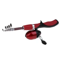 1,4 м телескопическая удочка и Катушка комбо, Удочка катушка комплект с сумкой